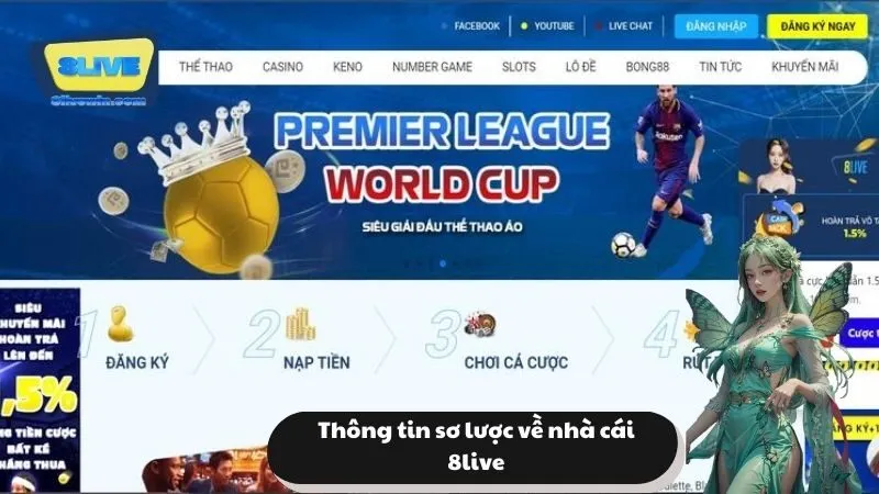 Nhà cái 8LIVE và một số thông tin chi tiết