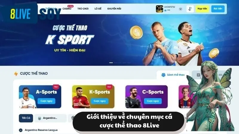 Giới thiệu về chuyên mục thể thao 8Live