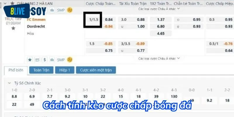 Người chơi nắm rõ kèo cược chấp để đưa ra lựa chọn đúng đắn